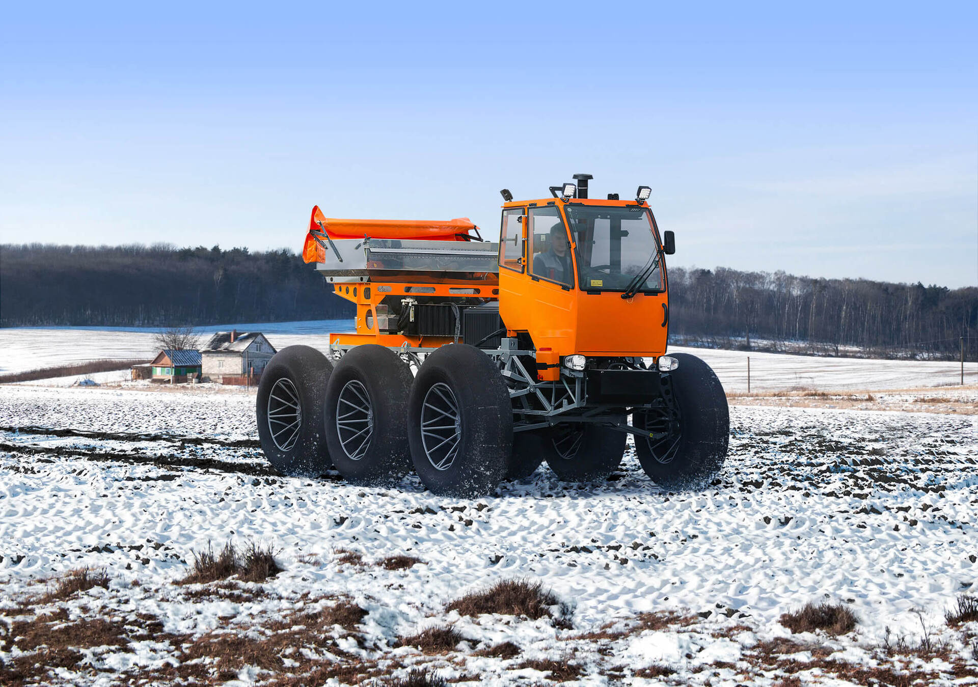 Agricultural Machinery of the “Tuman” line. They go out into the field, even when there is snow