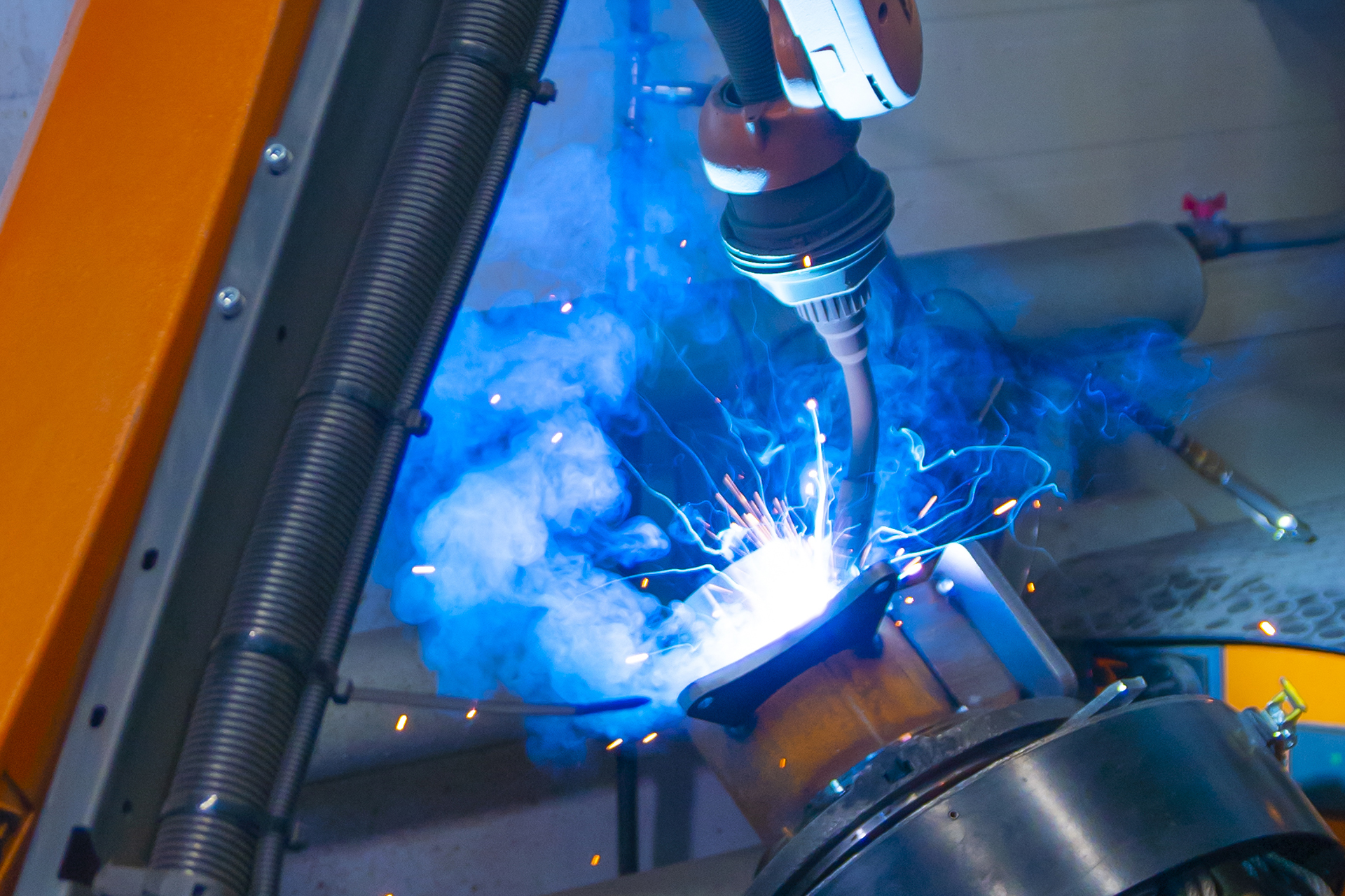 Welding at robotic systems